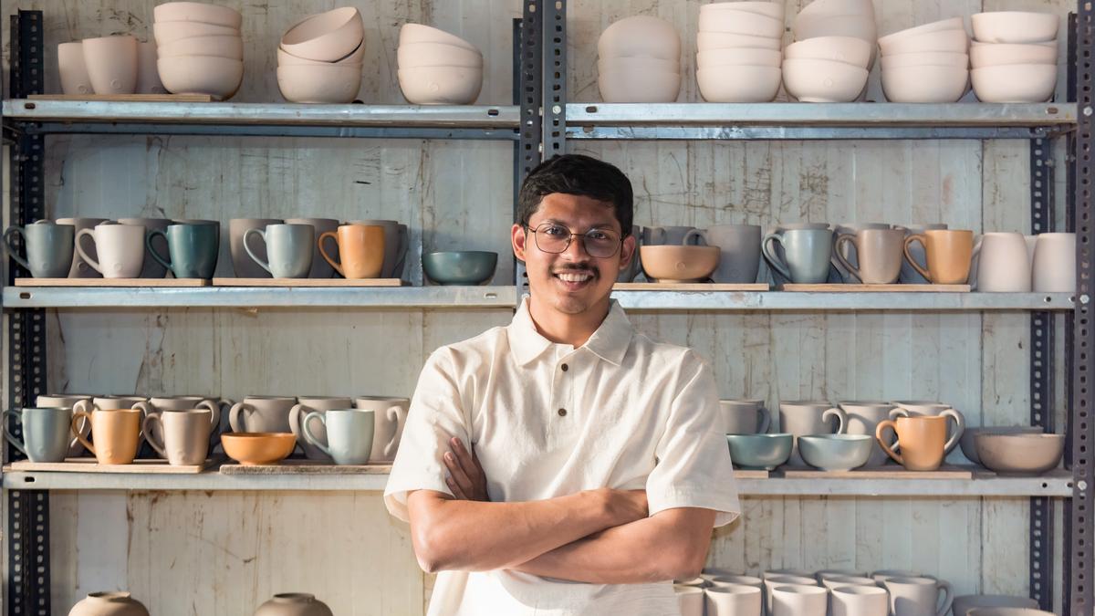 Shashank Nimkar turns discarded ceramics into bowls, tiles, and vases